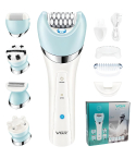 VGR Lady Grooming Set 5 in 1 1400 mAh IPX4 Washable in White - V-703 | طقم عناية شخصية للسيدات في جي آر 5 في 1 1400 مللي أمبير قابل للغسل IPX4 باللون أبيض - V-703