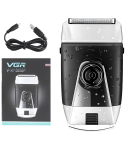 VGR Professional Double Foil Shaver, 9000 RPM, IPX5, Red, V-307