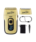VGR Professional Foil Shaver Dual Independent Foils 150 Min Runtime LED Display in Gold - V-332 | ماكينة حلاقة في جي آر احترافية بشبكتي فويل مستقلتين 150 دقيقة تشغيل شاشة LED باللون ذهبي - V-332
