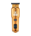 VGR Professional Hair and Beard Trimmer 60 Min Runtime 4 Guide Combs LED Display in Grey - V-927 | ماكينة تشذيب شعر ولحية في جي آر احترافية 60 دقيقة تشغيل 4 أمشاط توجيه شاشة LED باللون رمادي - V-927