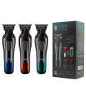 VGR Professional Hair Trimmer 1200 mAh 4 Guide Combs LED Display in Black - V-998 | ماكينة حلاقة شعر في جي آر احترافية 1200 مللي أمبير 4 أمشاط شاشة LED باللون أسود - V-998