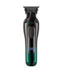 VGR Professional Hair Trimmer 1200 mAh 4 Guide Combs LED Display in Black - V-998 | ماكينة حلاقة شعر في جي آر احترافية 1200 مللي أمبير 4 أمشاط شاشة LED باللون أسود - V-998
