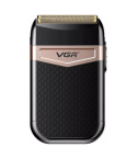 VGR Rechargeable Electric Shaver IPX4 Waterproof 50 Minutes Runtime in Black - V-331 | ماكينة حلاقة كهربائية في جي آر قابلة للشحن مقاومة للماء IPX4 50 دقيقة تشغيل باللون أسود - V-331