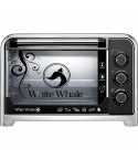White Whale Electric Oven 30 Liter in Black | فرن وايت ويل كهربائي 30 لتر باللون الأسود