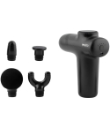 Yesido Massage Gun, 5 Speeds, 4 Heads, Black, MG01